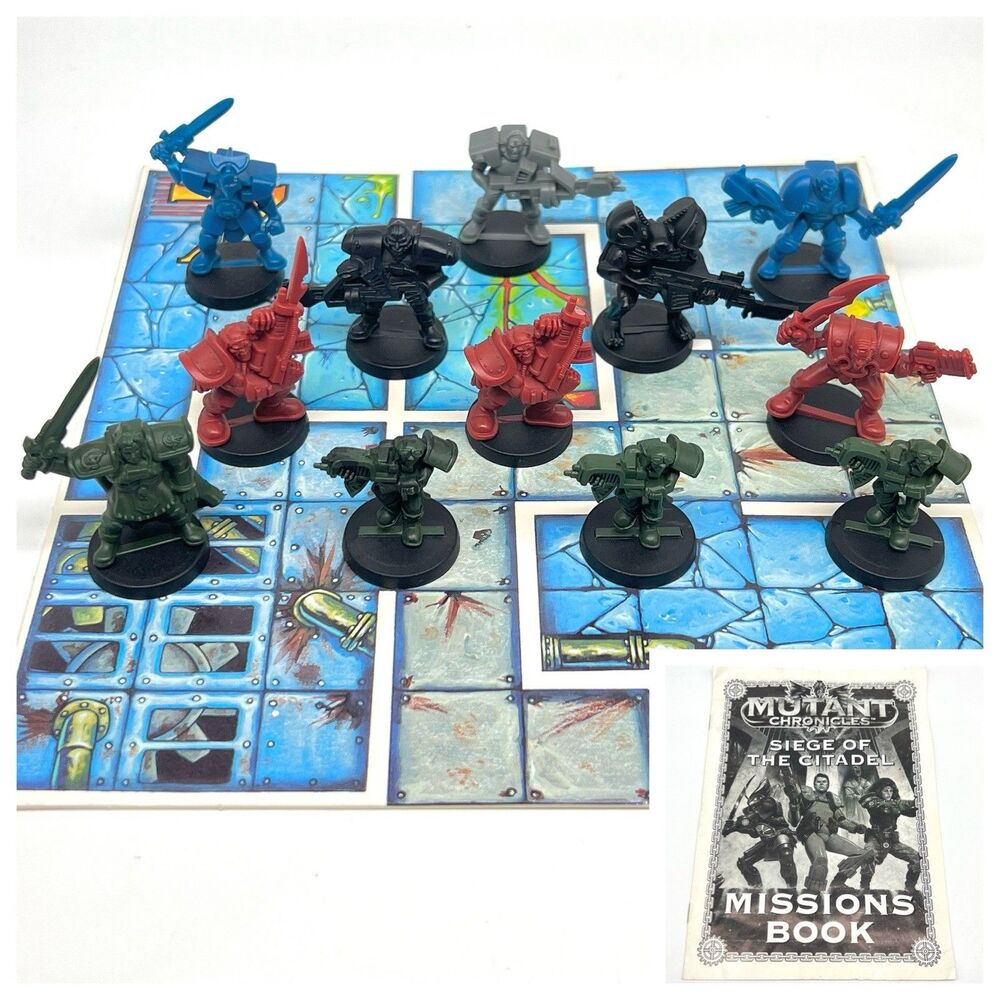 Mutant Chronicles Siege of the Citadel 1993 Replacement Parts Lot: 12 Figures +